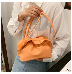 Summer Women's Ruffled Cloud Backpack Messenger Bag