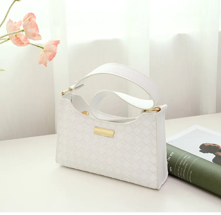 Summer Plaid Underarm Bag Casual Shoulder Bag