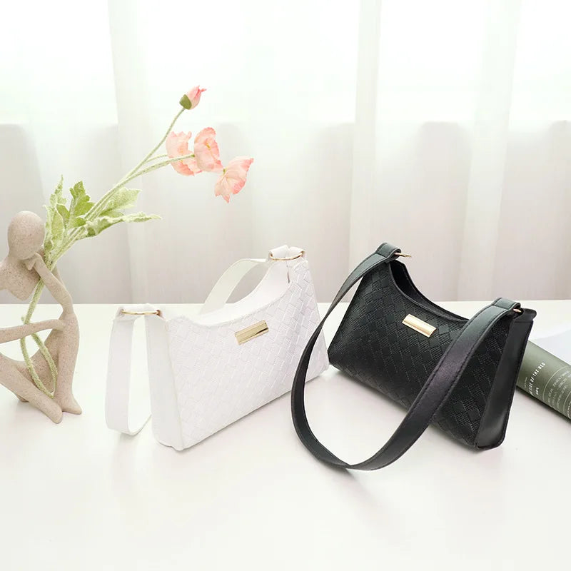 Summer Plaid Underarm Bag Casual Shoulder Bag