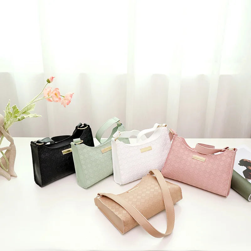Summer Plaid Underarm Bag Casual Shoulder Bag