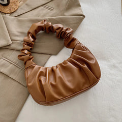 Summer Pleated Handlebags Cloud Bags Armpit Bag