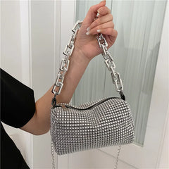 Summer Travel Bling Diamond Small Crossbody Messenger Bags for Women
