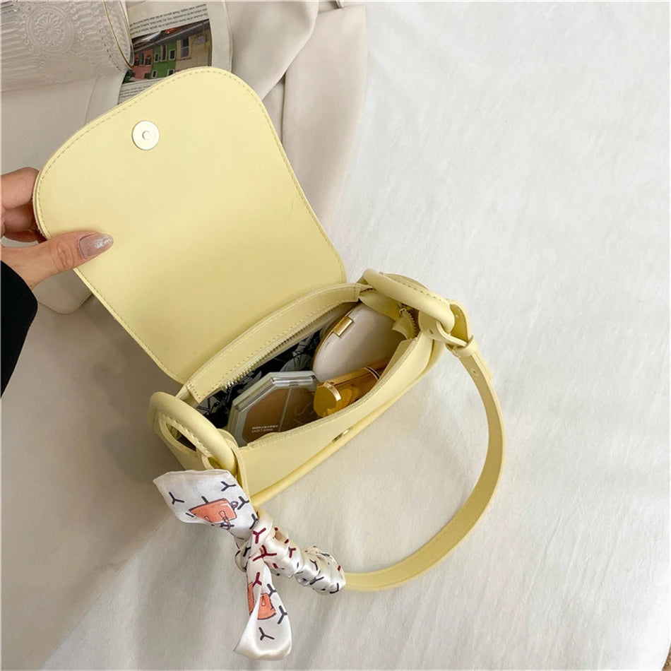 Summer Women's Sling Crossbody Bag Small PU Leather Shoulder Bag