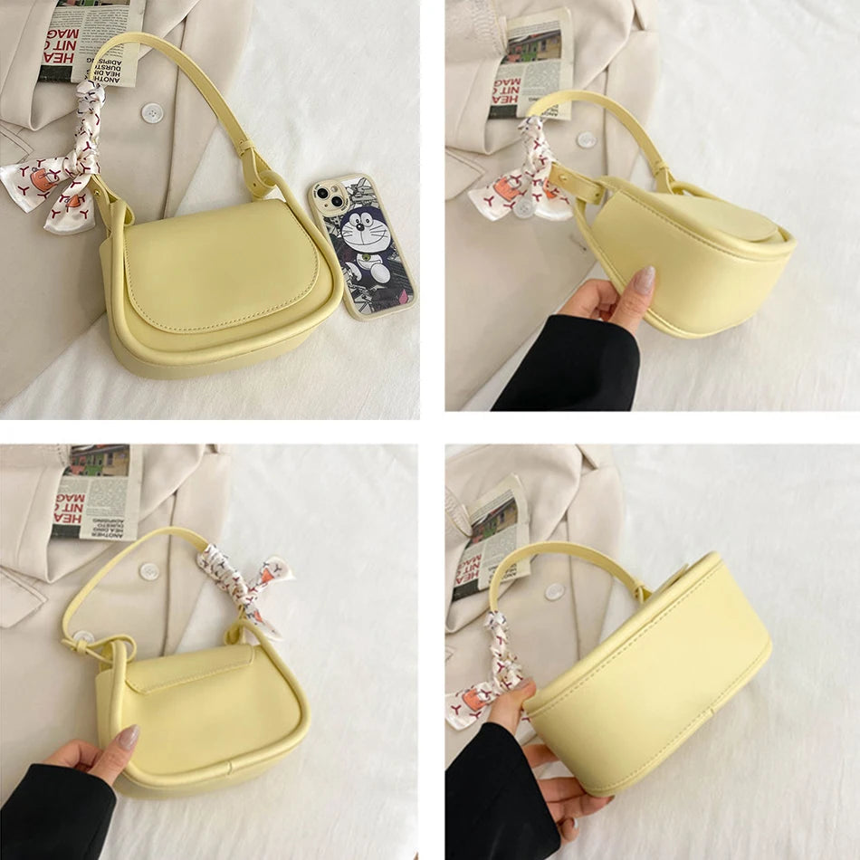 Summer Women's Sling Crossbody Bag Small PU Leather Shoulder Bag
