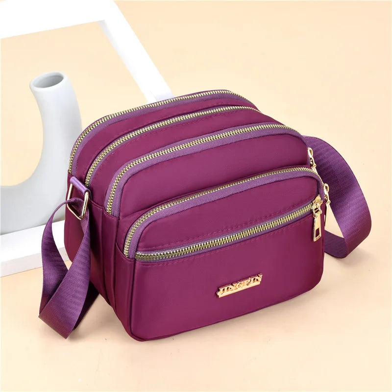 Summer Waterproof Oxford Cloth Mother Women Bag Casual Messenger Nylon Shoulder