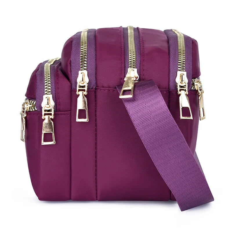 Summer Waterproof Oxford Cloth Mother Women Bag Casual Messenger Nylon Shoulder
