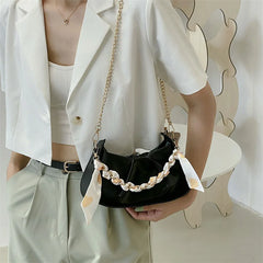 Fold Cloud Chain Shoulder Messenger Bag for Women