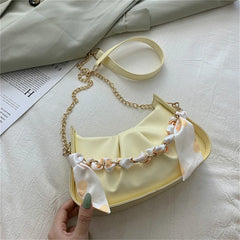 Fold Cloud Chain Shoulder Messenger Bag for Women