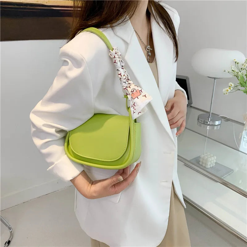Summer Women'S Underarm Handbag Pu Leather Crossbody Bags For Women