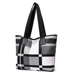 Summer Cross-border Ladies Shoulder Bag Plaid Handbag Large Tote Bag