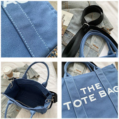 Canvas Shoulder Crossbody Bags Large Capacity Fashion