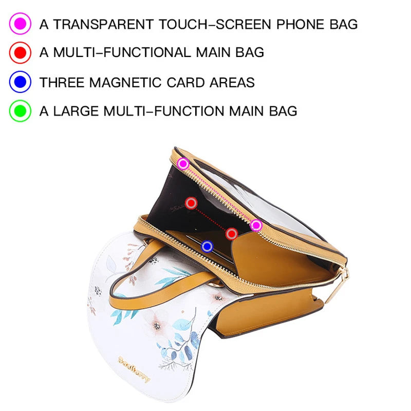 Touch Screen Mobile Phone Female Bag Shoulder Bag