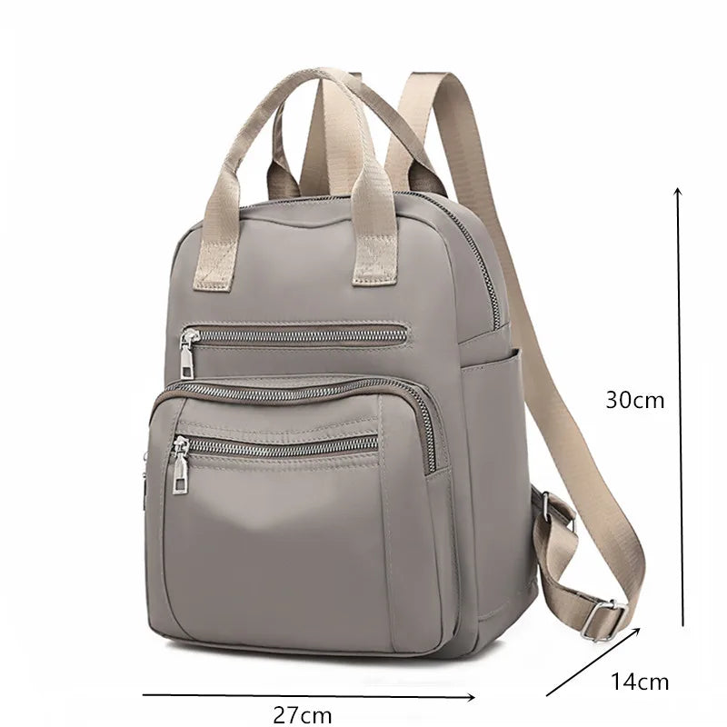 Waterproof Women's Shoulder Bags Backpack Female Large Capacity Rucksack Purse