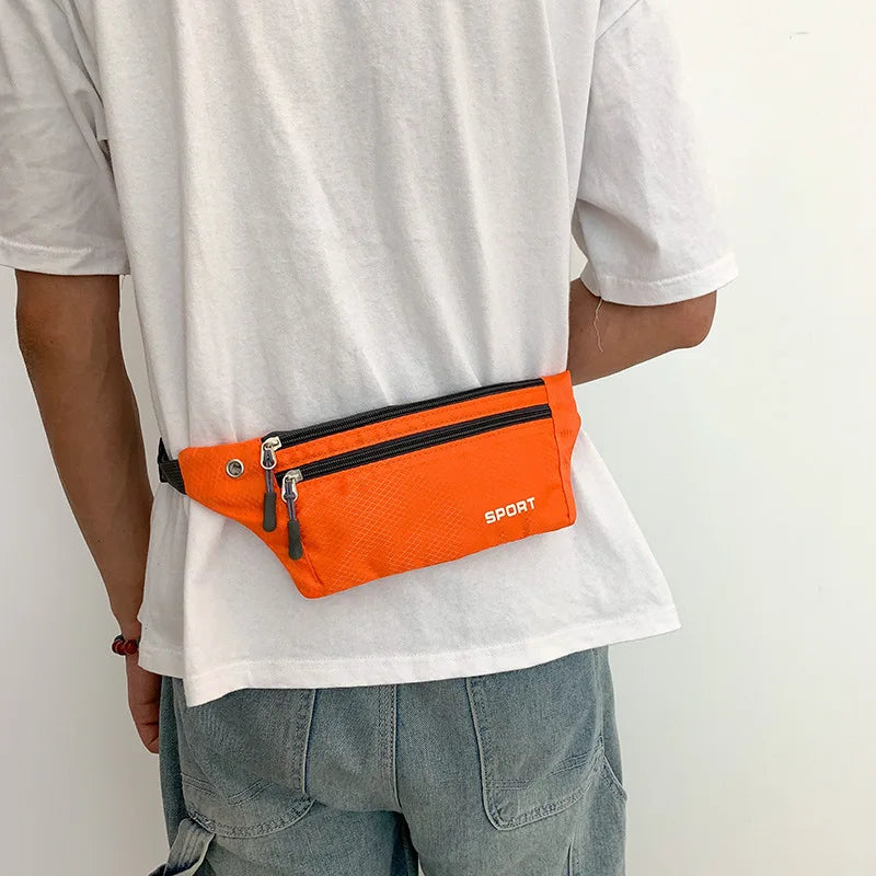 Sports Waist Belt Pack Hidden Chest Bags For Men Women Holder