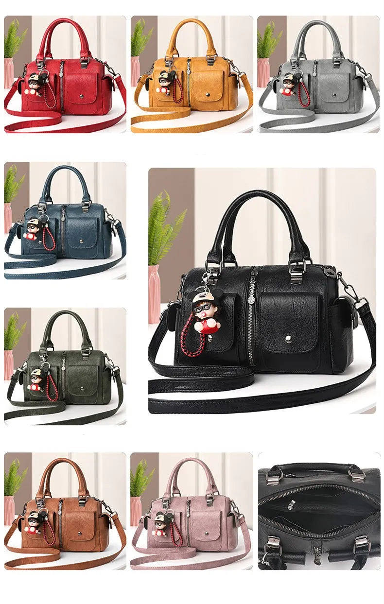 Waterproof Travel Bag PU Handbag Sturdy Sports Luggage