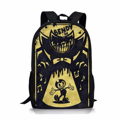 Bendy-Ink-Machine Print Children's School Backpack