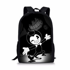 Bendy-Ink-Machine Print Children's School Backpack