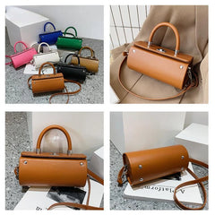 Vintage Crossbody Bag for Women Lady Leather Handbag