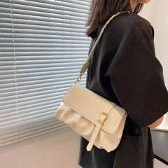 Women's Shoulder Bag Pu Leather Straddle Bag Girl's Purse Handbag