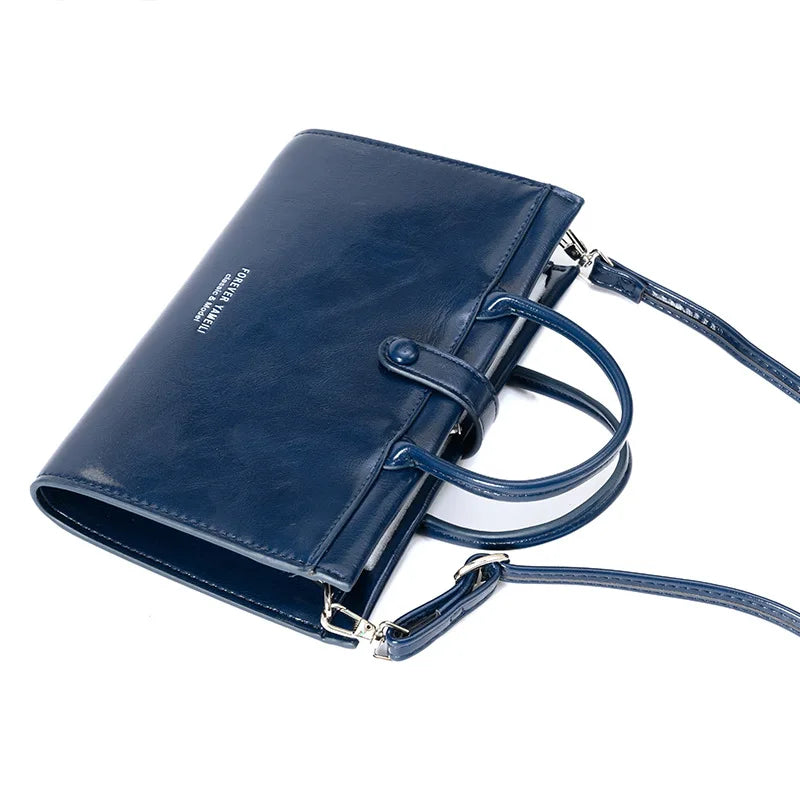 Vintage Mini Flap Phone Purse PU Leather Crossbody Clutch Bag