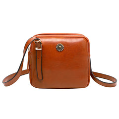 Vintage Style Shoulder Bag Square Crossbody Bags For Women Compartment Handbags