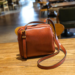 Vintage Style Shoulder Bag Square Crossbody Bags For Women Compartment Handbags