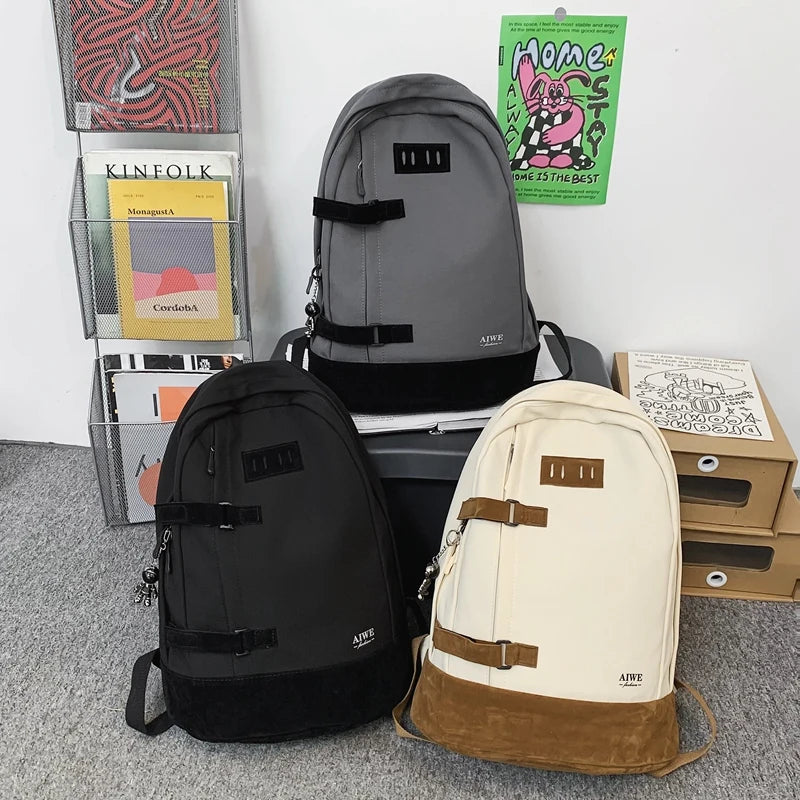 Vintage Women Backpack High Youth School Backpacks for Teenage Girls Boys Female