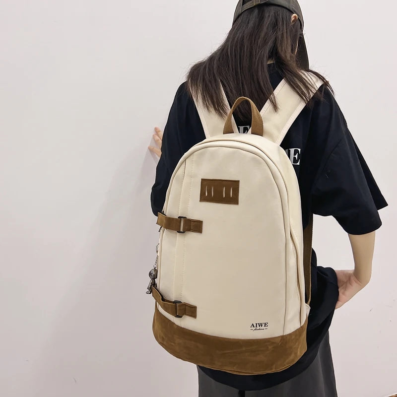 Vintage Women Backpack High Youth School Backpacks for Teenage Girls Boys Female