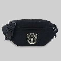 Skull Pattern Waist Bag Unisex Bum Bags Lightweight Sports Chest Bag