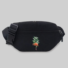 Flamingo Pattern Waist Bag Unisex Bum Bag Lightweight Sports Chest Bag