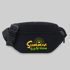 Unisex Waist Bag Student Phrase Print Lightweight Chest Bag