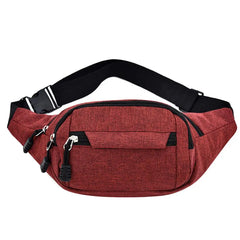 Women's Waterproof Waist Bag Anti-Theft Zipper Fanny Pack