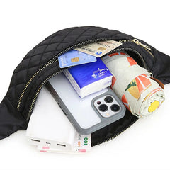 Women's Oxford Waist Bag Crossbody Chest Handbag Travel Messenger Belt Bag