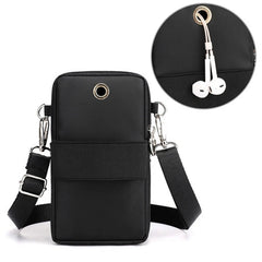 Water Proof Mini Shoulder Bag Multi-Function Phone Bag Earphone Pouch Sports Bag