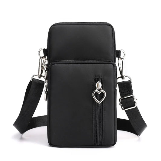 Water Proof Mini Shoulder Bag Multi-Function Phone Bag Earphone Pouch Sports Bag