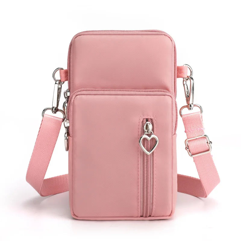 Water Proof Mini Shoulder Bag Multi-Function Phone Bag Earphone Pouch Sports Bag