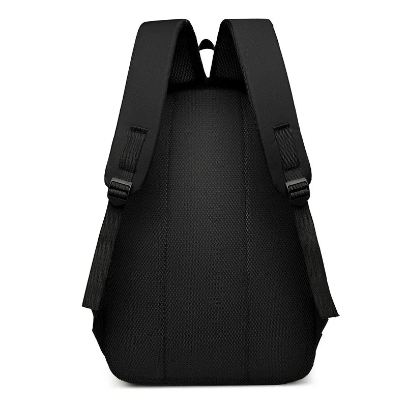 Waterproof Men's Nylon Backpack College Student School Backpack 15.6 Inch