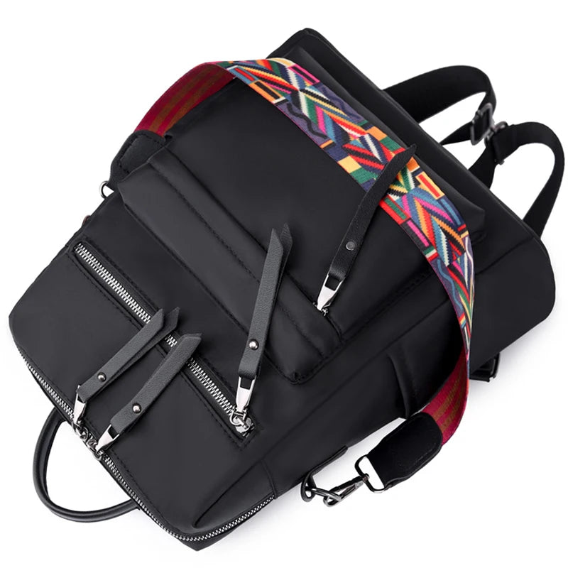 Waterproof Oxford Women Backpack Anti-theft Shoulder Bags