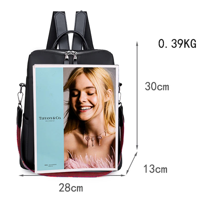 Waterproof Oxford Women Backpack Anti-theft Shoulder Bags