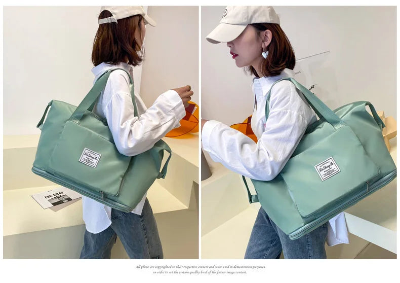 Large Capacity Short Distance Travel Bag Dry Wet Separation Fitness Bag
