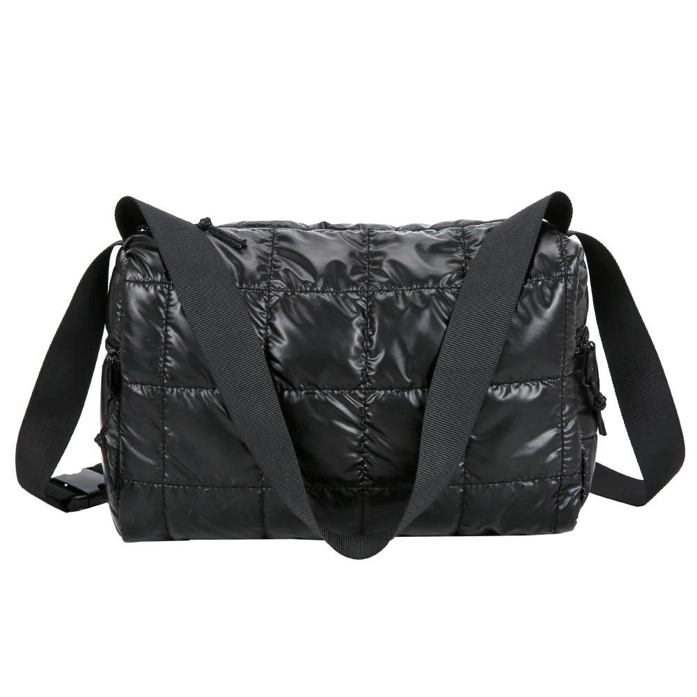 Winter Quilted Woman Handbag Crossbody Bag Shoulder Tote