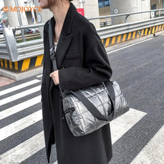 Winter Quilted Woman Handbag Crossbody Bag Shoulder Tote
