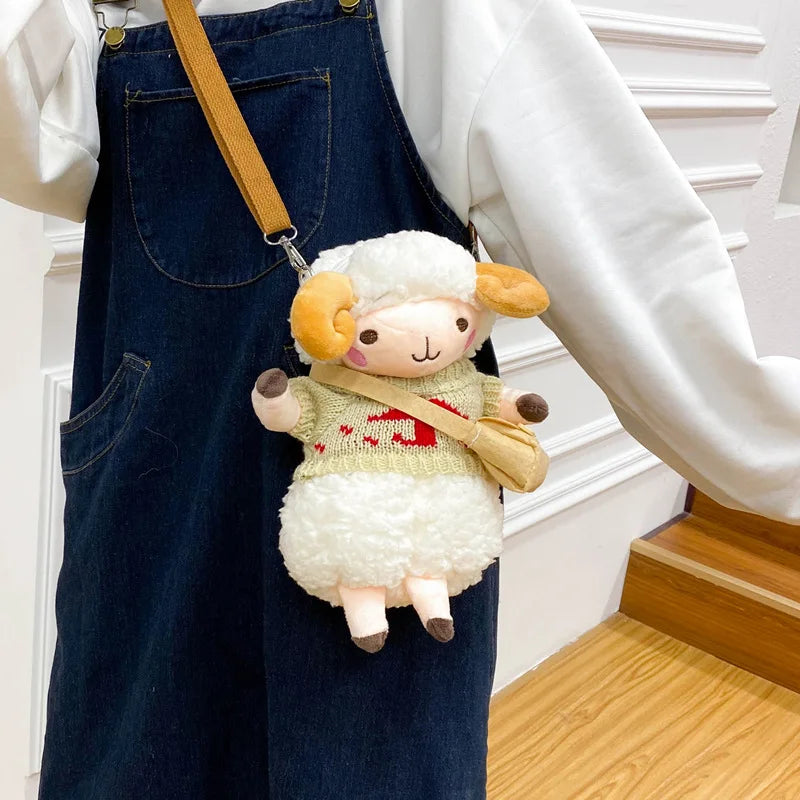 Adorkable 3D Sheep Crossbody Bag