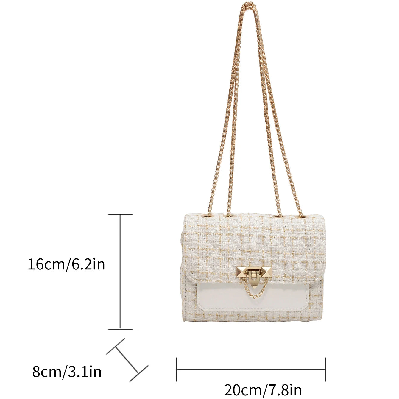 Winter Women Bags Woolen Handbags Crossbody Bag Shoulder Bag Purse Clutch