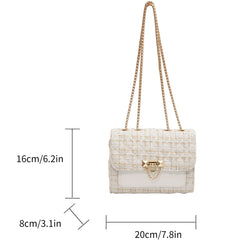 Winter Women Bags Woolen Handbags Crossbody Bag Shoulder Bag Purse Clutch