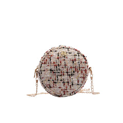 Winter Women's Bags Wool Shoulder Bag Elegent Ladies Crossbody Bag
