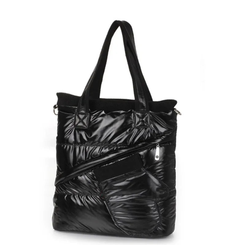 Winter Women's Casual Shoulder Bag Space Cotton Handbag