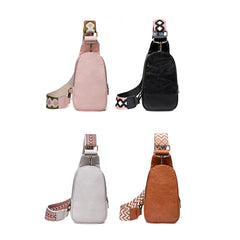 Winter PU Leather Waist Belt Bag Travel Fanny Pack Pouch Purse