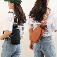 Winter PU Leather Waist Belt Bag Travel Fanny Pack Pouch Purse