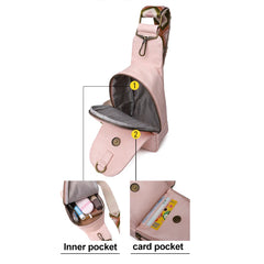 Winter PU Leather Waist Belt Bag Travel Fanny Pack Pouch Purse